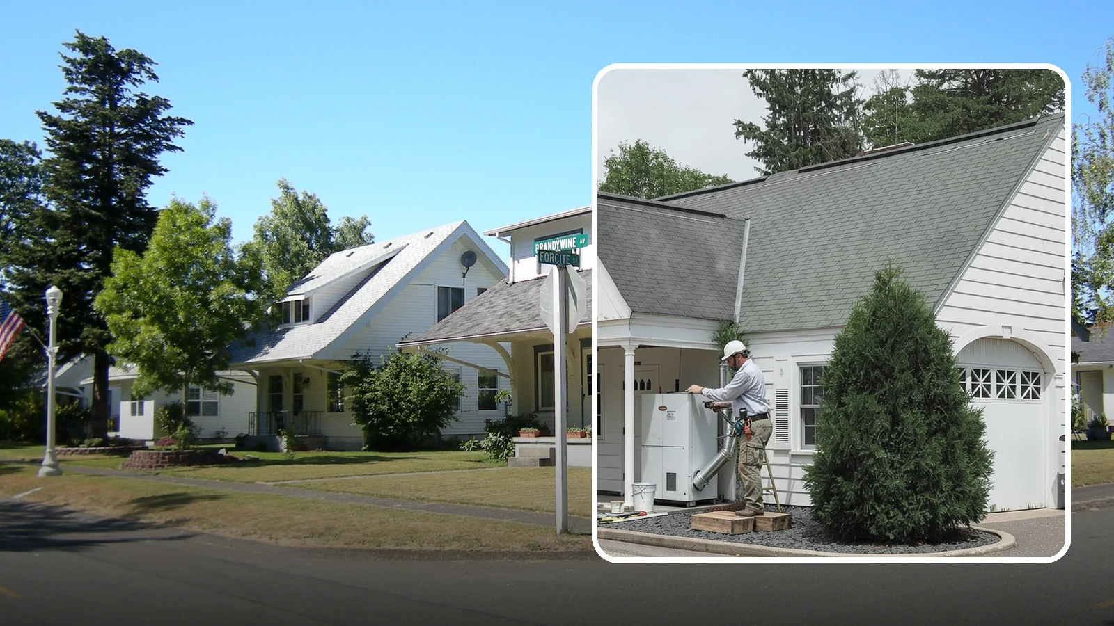 Garage Heating Installation in DuPont, Pierce County, WA - Installing heating that keeps the garage comfortable and usable through damp Puget Sound winters.
