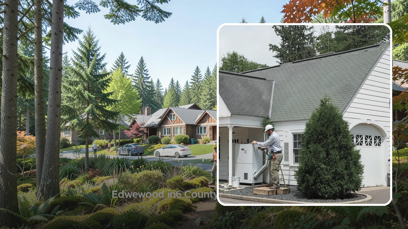 Garage Heating Installation in Edgewood, Pierce County, WA - Installing heating that keeps the garage comfortable and usable through damp Puget Sound winters.