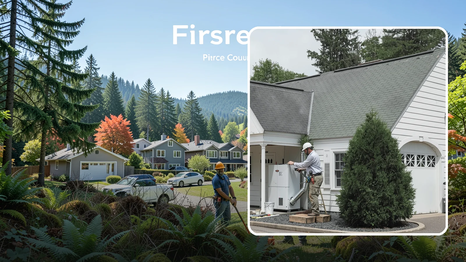Garage Heating Installation in Fircrest, Pierce County, WA - Installing heating that keeps the garage comfortable and usable through damp Puget Sound winters.