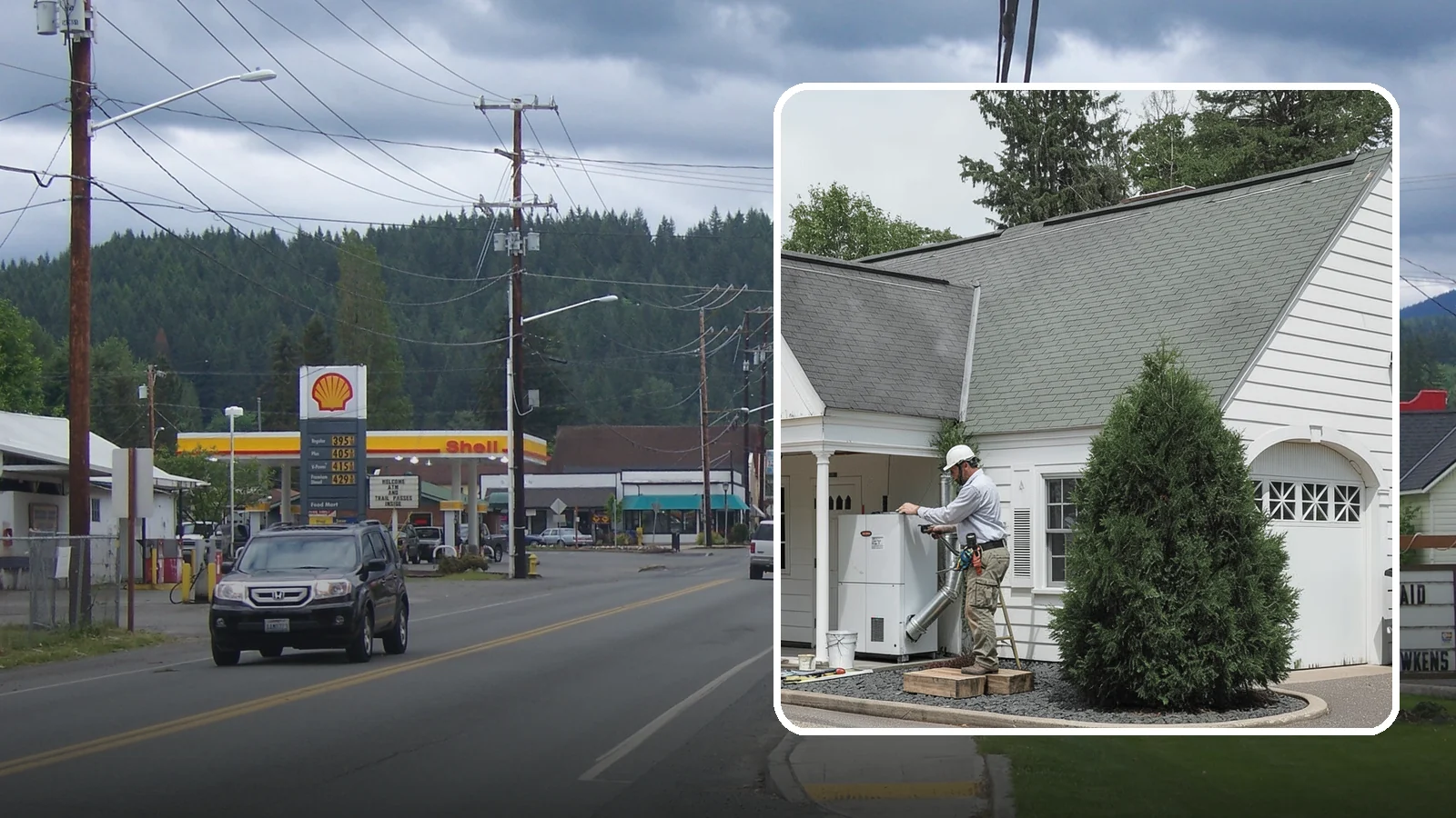 Garage Heating Installation in Granite Falls, Snohomish County, WA - Installing heating that keeps the garage comfortable and usable through damp Puget Sound winters.