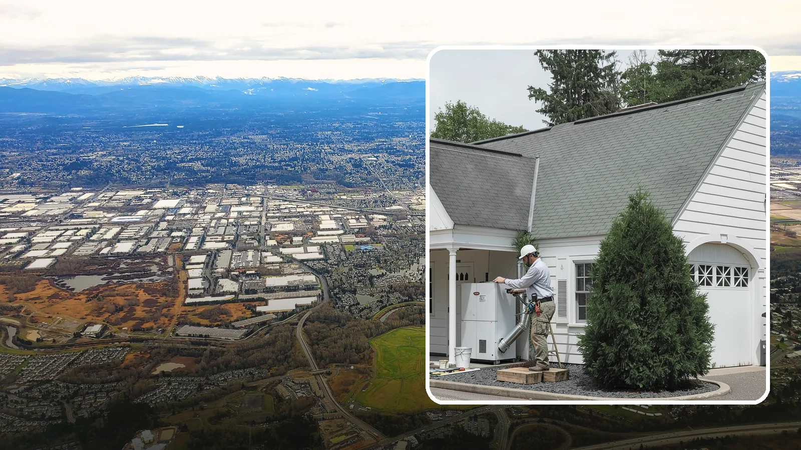 Garage Heating Installation in Kent, King County, WA - Installing heating that keeps the garage comfortable and usable through damp Puget Sound winters.