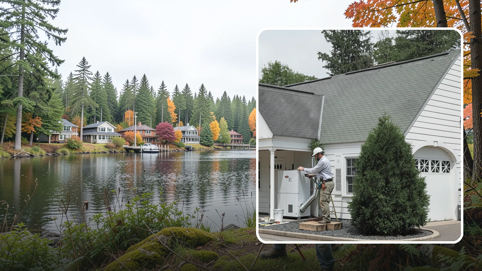 Garage Heating Installation in La Conner, Skagit County, WA - Installing heating that keeps the garage comfortable and usable through damp Puget Sound winters.