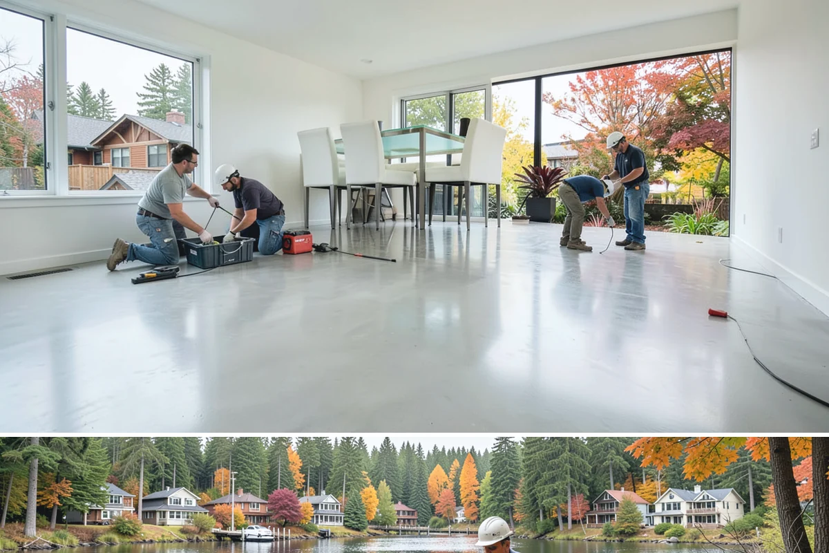 Garage Heating Installation in La Conner, Skagit County, WA - Heating is best installed in late summer or early fall so the system is ready before the first cold, wet snap of winter.