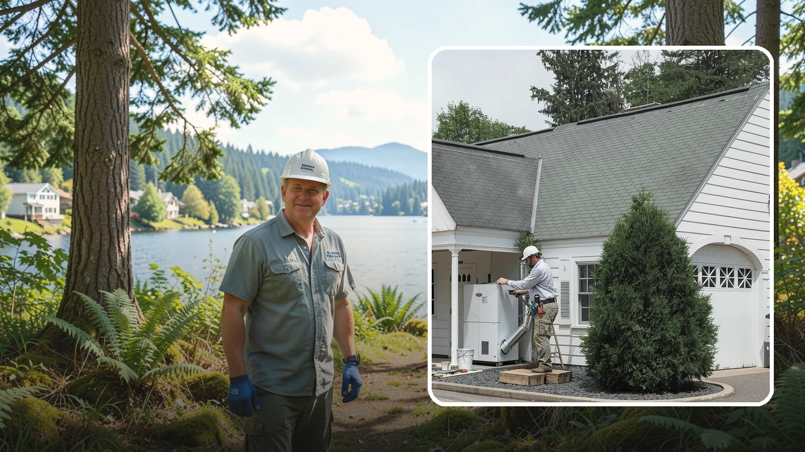 Garage Heating Installation in Milton, King County, WA - Installing heating that keeps the garage comfortable and usable through damp Puget Sound winters.
