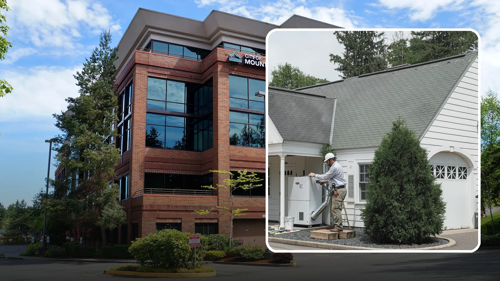 Garage Heating Installation in Mountlake Terrace, Snohomish County, WA - Installing heating that keeps the garage comfortable and usable through damp Puget Sound winters.