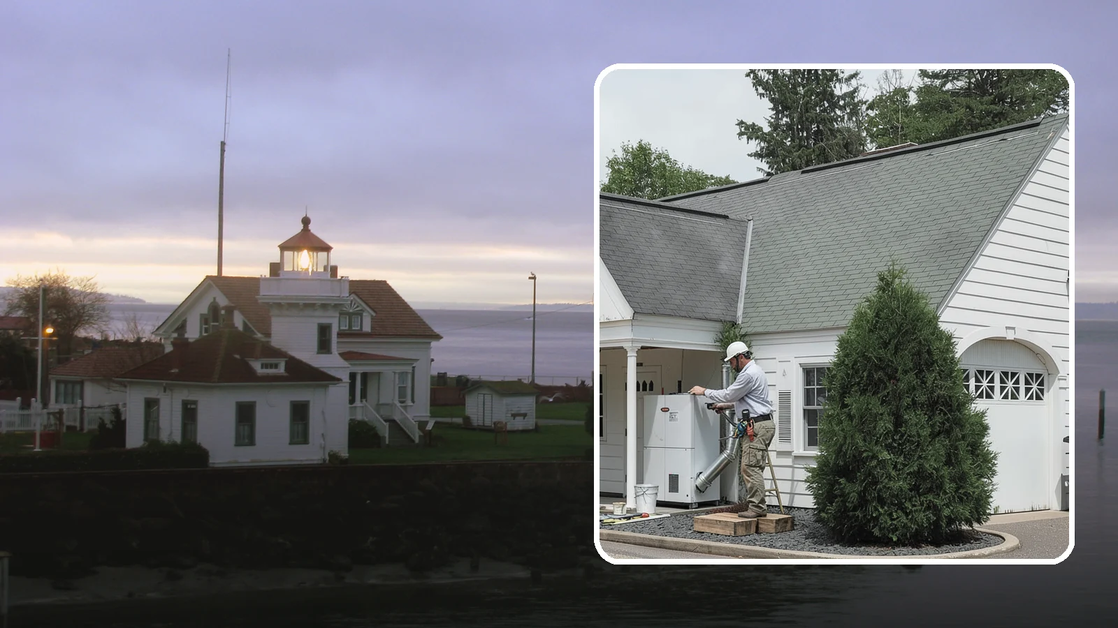 Garage Heating Installation in Mukilteo, Snohomish County, WA - Installing heating that keeps the garage comfortable and usable through damp Puget Sound winters.