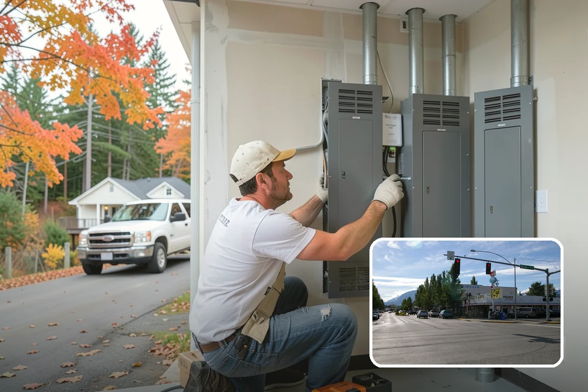 Garage Heating Installation in North Bend, King County, WA - Keeps the garage usable in cold months