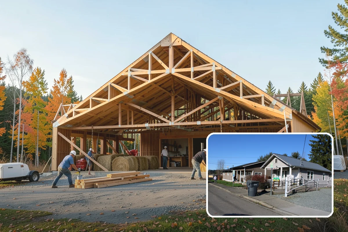 Garage Heating Installation in South Prairie, Pierce County, WA - Keeps the garage usable in cold months