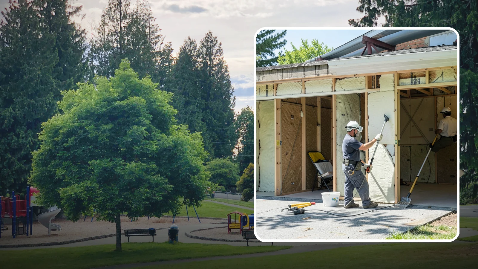Garage Insulation in Bonney Lake, Pierce County, WA - Adding proper insulation to garage walls and ceilings for a warmer, drier, more efficient space.