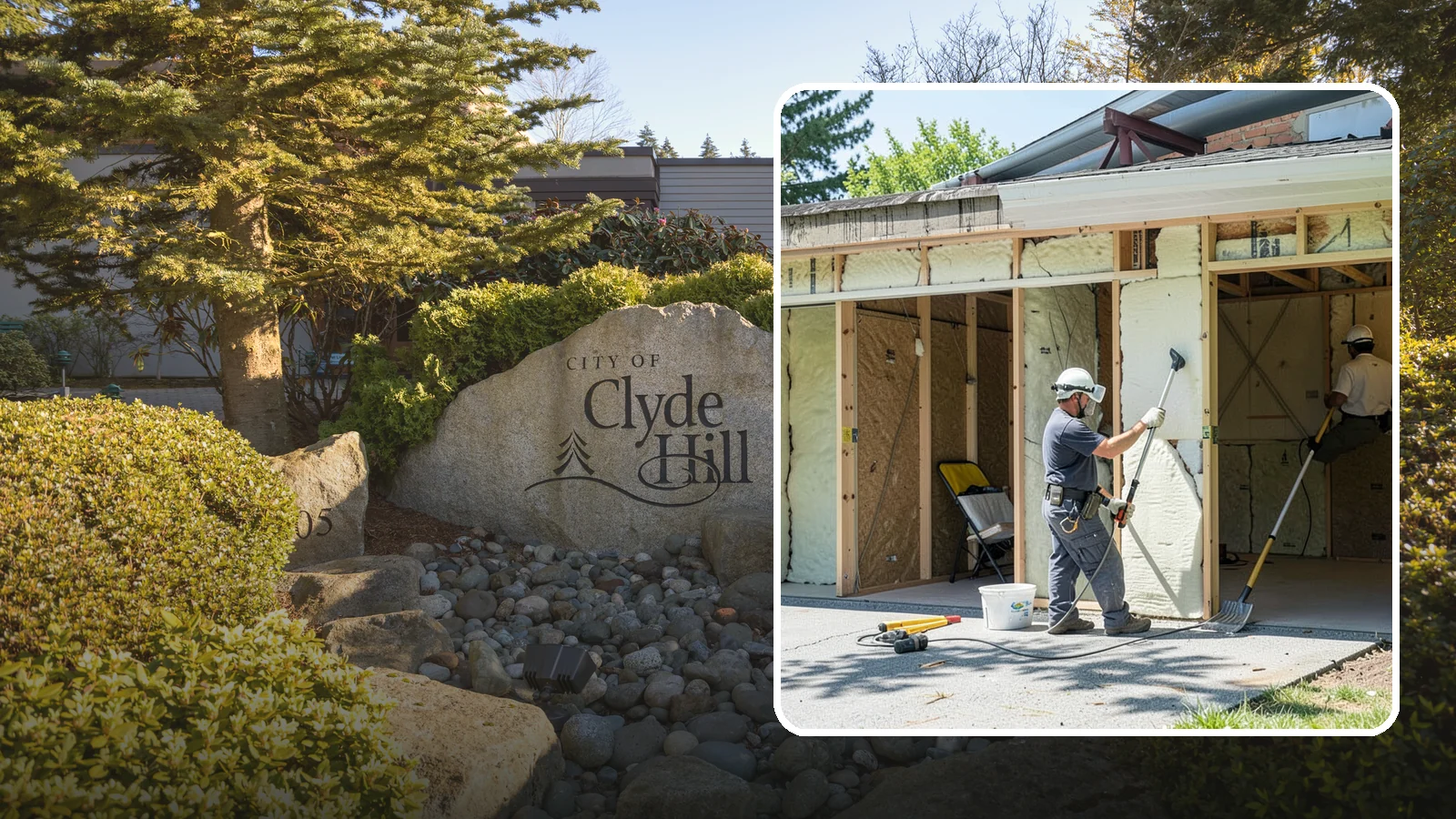 Garage Insulation in Clyde Hill, King County, WA - Adding proper insulation to garage walls and ceilings for a warmer, drier, more efficient space.