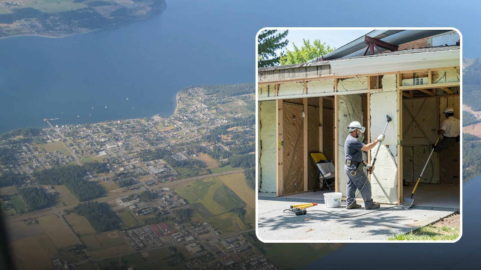 Garage Insulation in Coupeville, Island County, WA - Adding proper insulation to garage walls and ceilings for a warmer, drier, more efficient space.