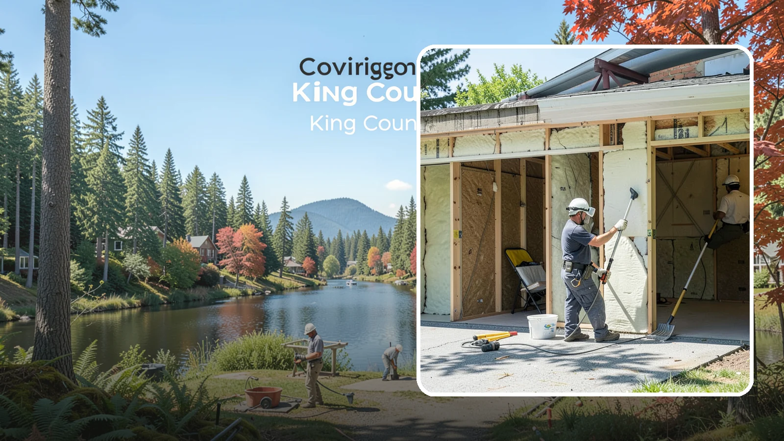 Garage Insulation in Covington, King County, WA - Adding proper insulation to garage walls and ceilings for a warmer, drier, more efficient space.