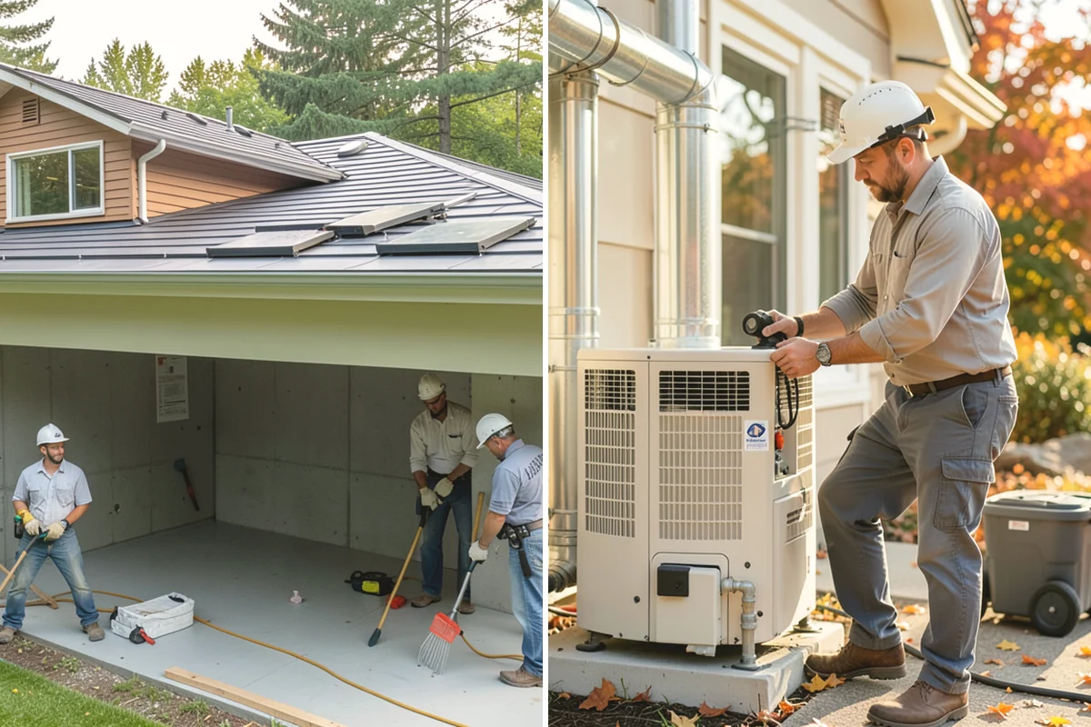 Garage Insulation in Covington, King County, WA - Assess cavities, wiring, and moisture risk