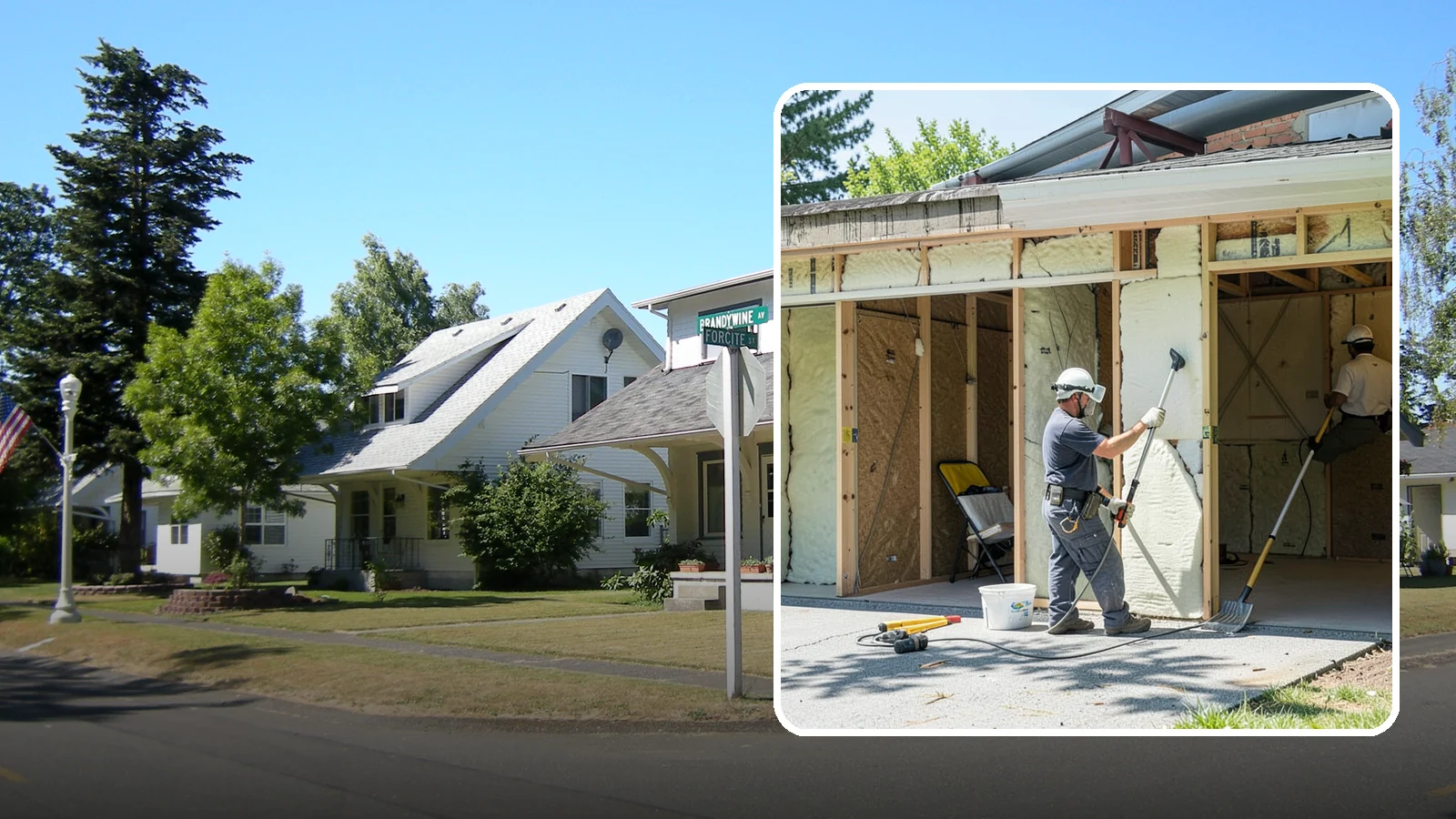 Garage Insulation in DuPont, Pierce County, WA - Adding proper insulation to garage walls and ceilings for a warmer, drier, more efficient space.