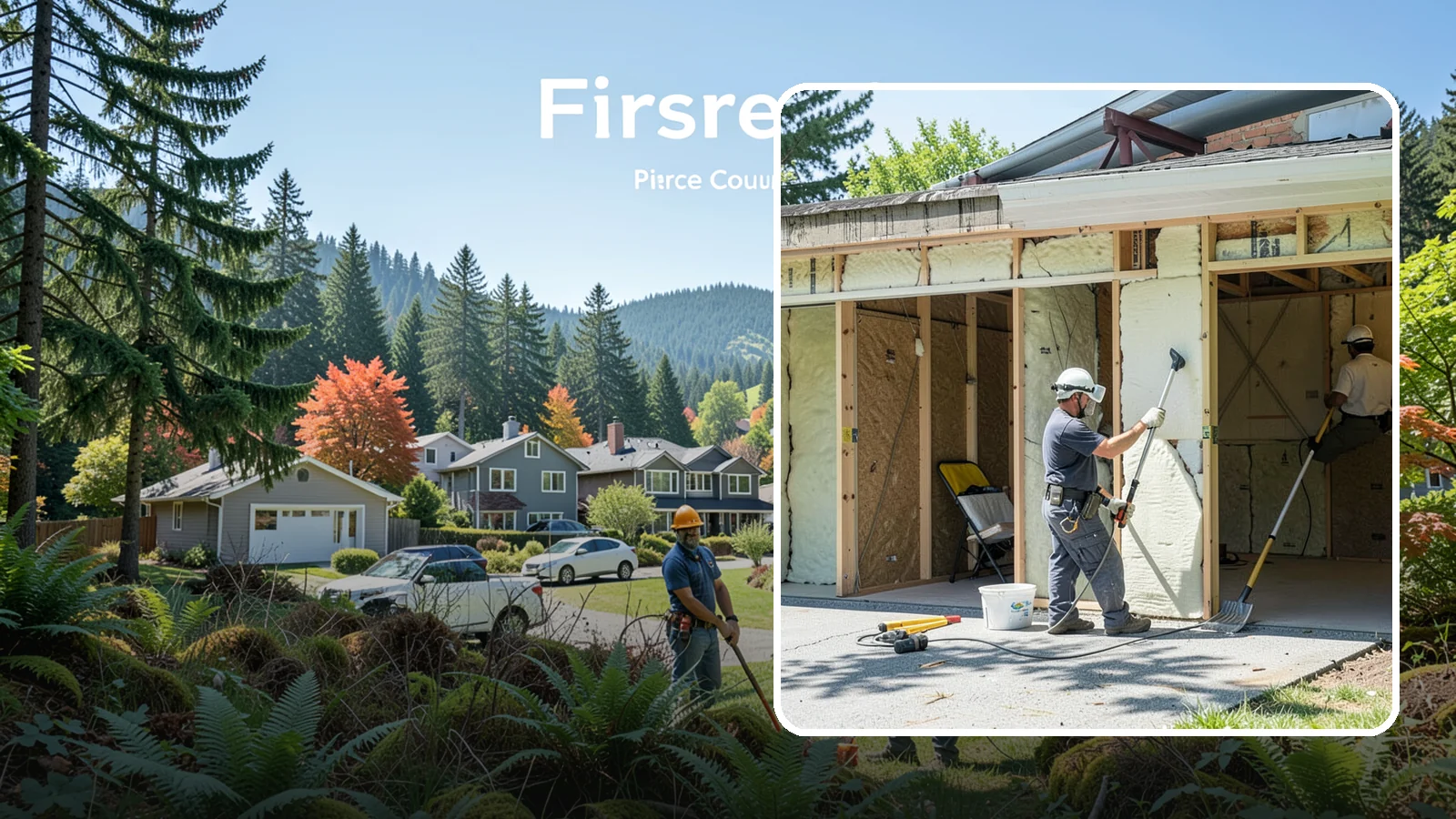 Garage Insulation in Fircrest, Pierce County, WA - Adding proper insulation to garage walls and ceilings for a warmer, drier, more efficient space.