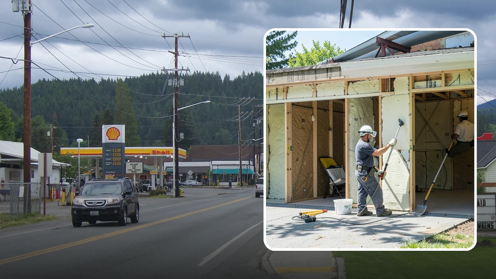 Garage Insulation in Granite Falls, Snohomish County, WA - Adding proper insulation to garage walls and ceilings for a warmer, drier, more efficient space.