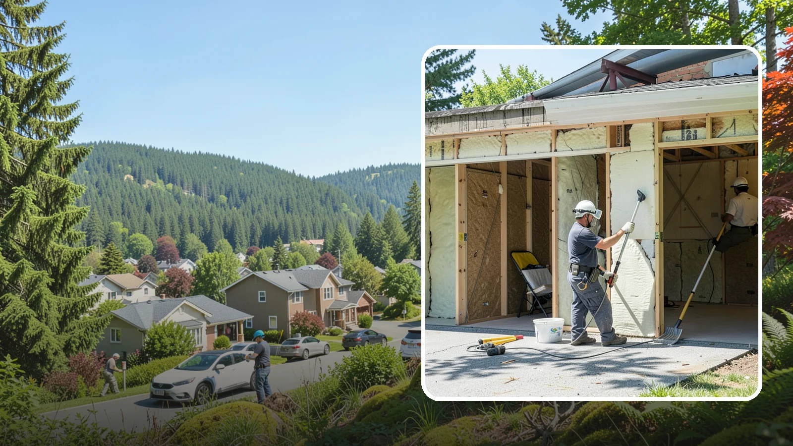Garage Insulation in Index, Snohomish County, WA - Adding proper insulation to garage walls and ceilings for a warmer, drier, more efficient space.
