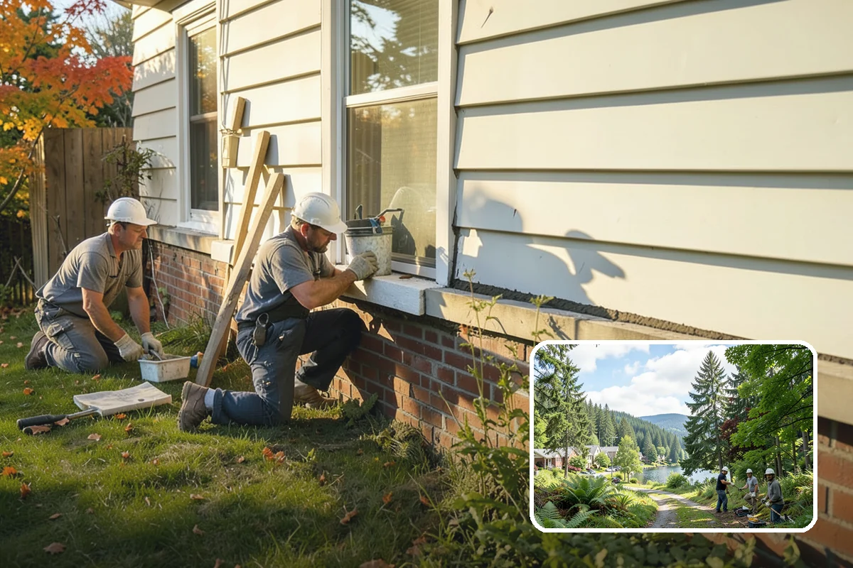 Garage Insulation in Lake Forest Park, King County, WA - Reduces heat loss into and out of the garage