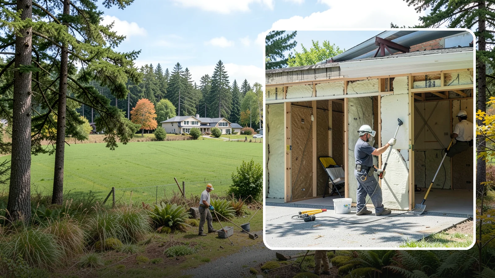 Garage Insulation in Lyman, Skagit County, WA - Adding proper insulation to garage walls and ceilings for a warmer, drier, more efficient space.