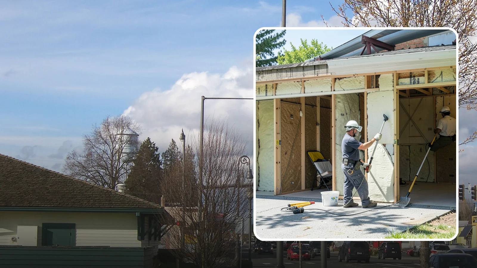 Garage Insulation in Marysville, Snohomish County, WA - Adding proper insulation to garage walls and ceilings for a warmer, drier, more efficient space.