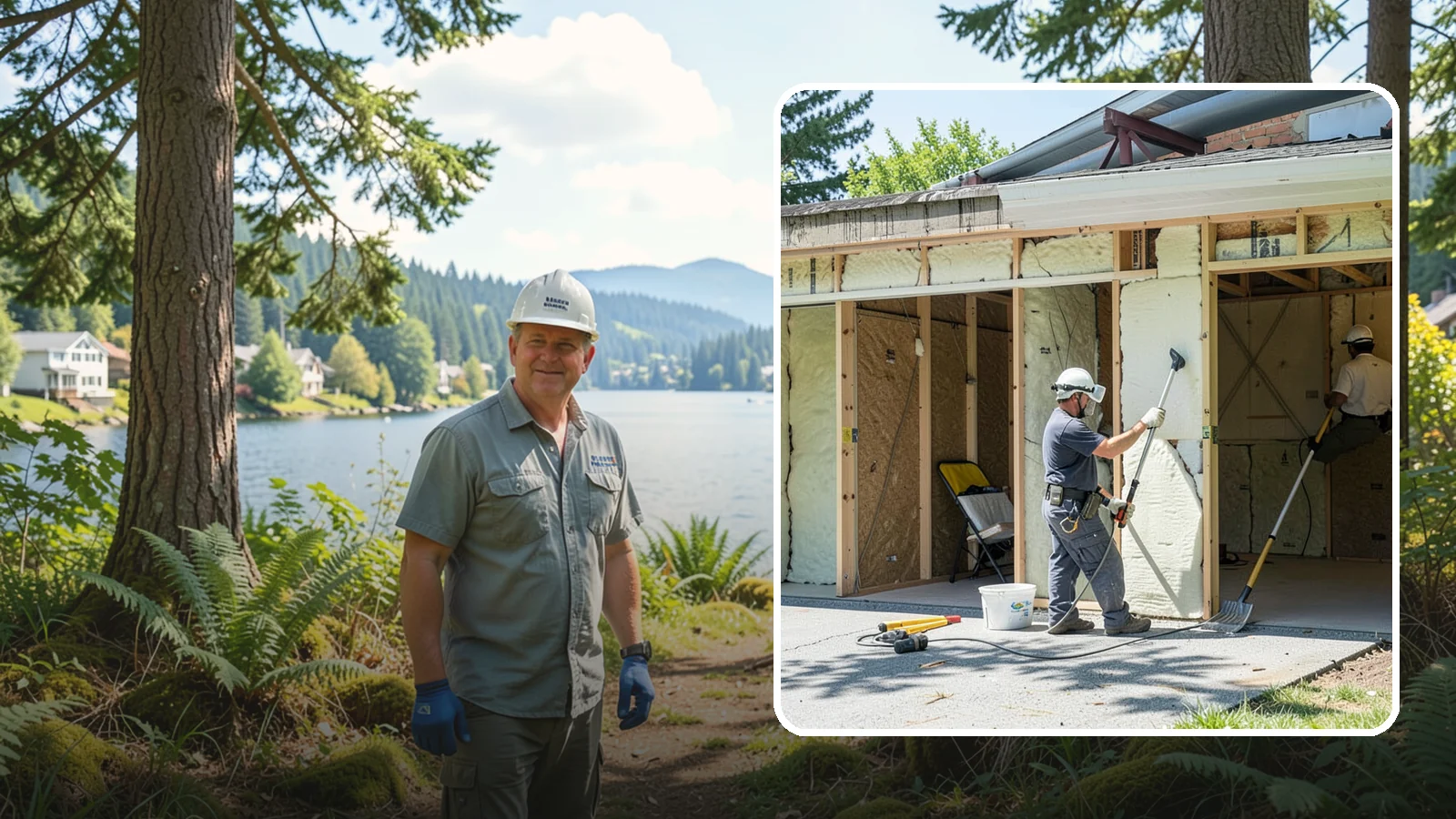 Garage Insulation in Milton, King County, WA - Adding proper insulation to garage walls and ceilings for a warmer, drier, more efficient space.