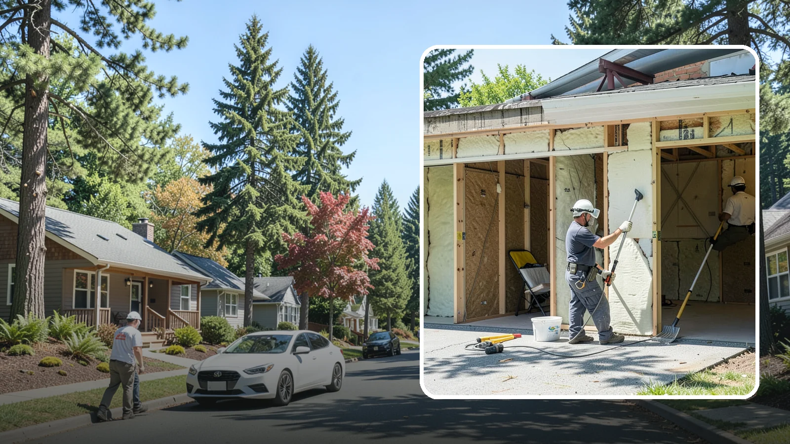 Garage Insulation in Orting, Pierce County, WA - Adding proper insulation to garage walls and ceilings for a warmer, drier, more efficient space.