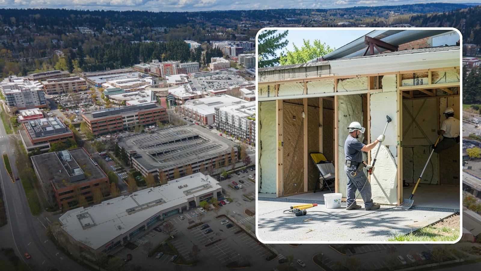 Garage Insulation in Redmond, King County, WA - Adding proper insulation to garage walls and ceilings for a warmer, drier, more efficient space.