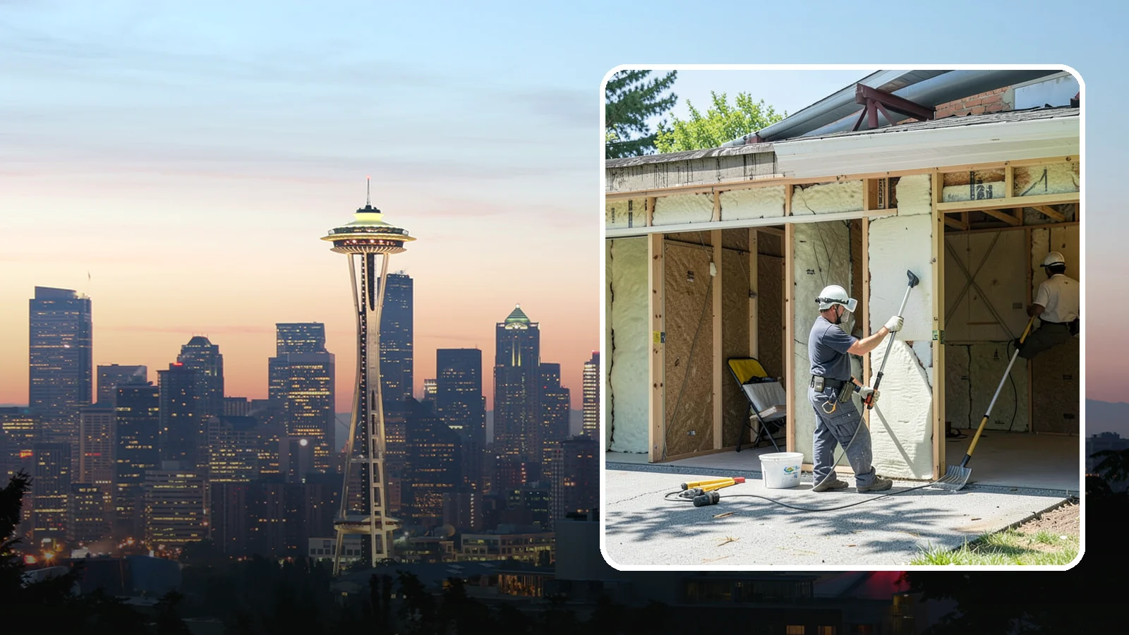 Garage Insulation in Seattle, King County, WA - Adding proper insulation to garage walls and ceilings for a warmer, drier, more efficient space.