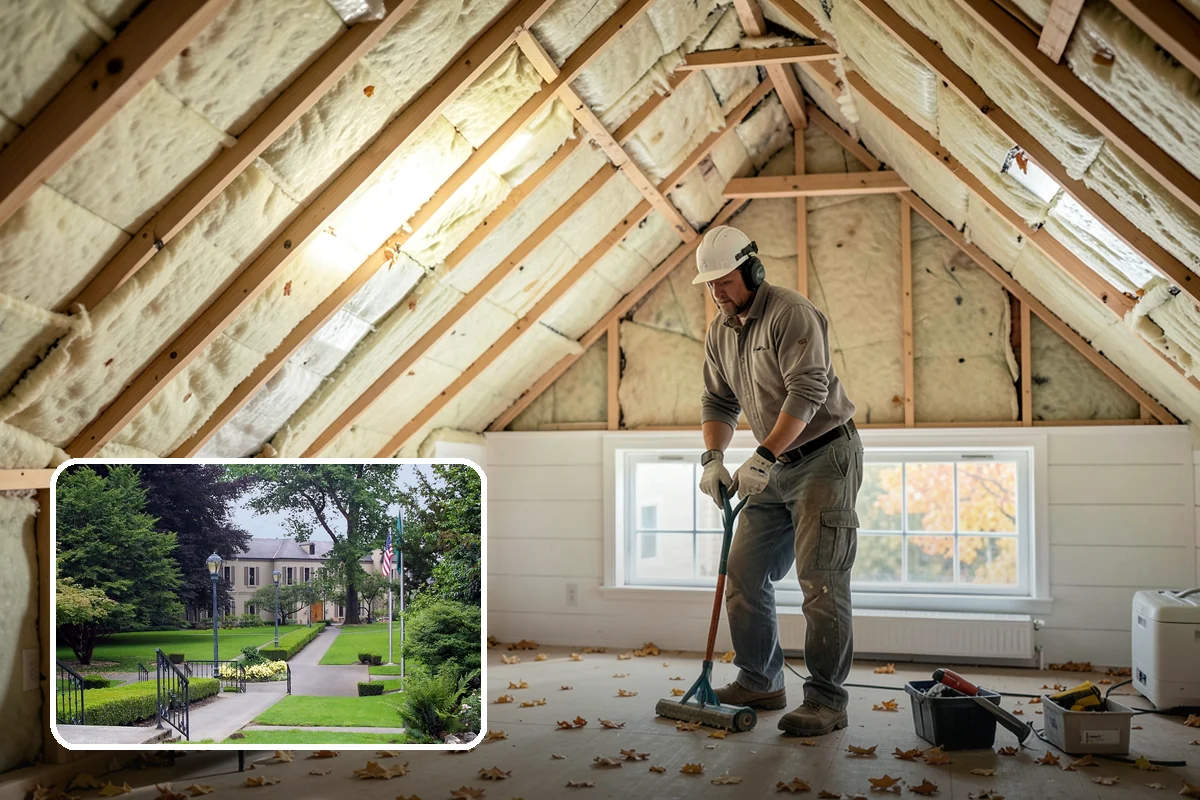 Garage Insulation in Woodinville, King County, WA - Reduces heat loss into and out of the garage
