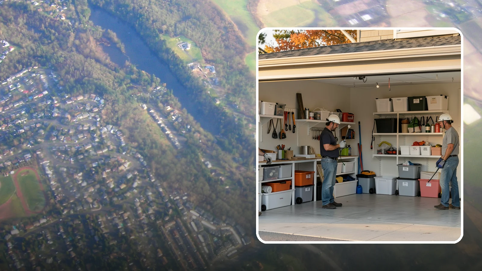 Garage Organization in Algona, King County, WA - A complete organization overhaul that sorts, zones, and stows everything for an orderly, usable garage.