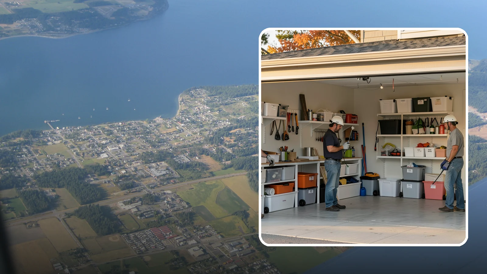 Garage Organization in Coupeville, Island County, WA - A complete organization overhaul that sorts, zones, and stows everything for an orderly, usable garage.