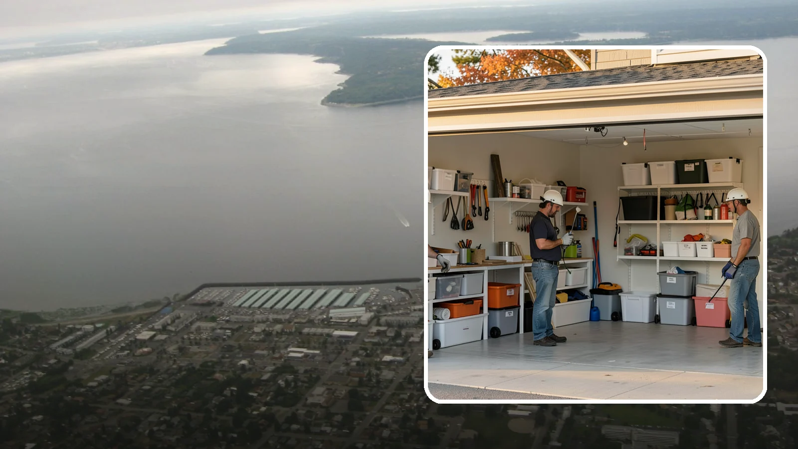Garage Organization in Des Moines, King County, WA - A complete organization overhaul that sorts, zones, and stows everything for an orderly, usable garage.