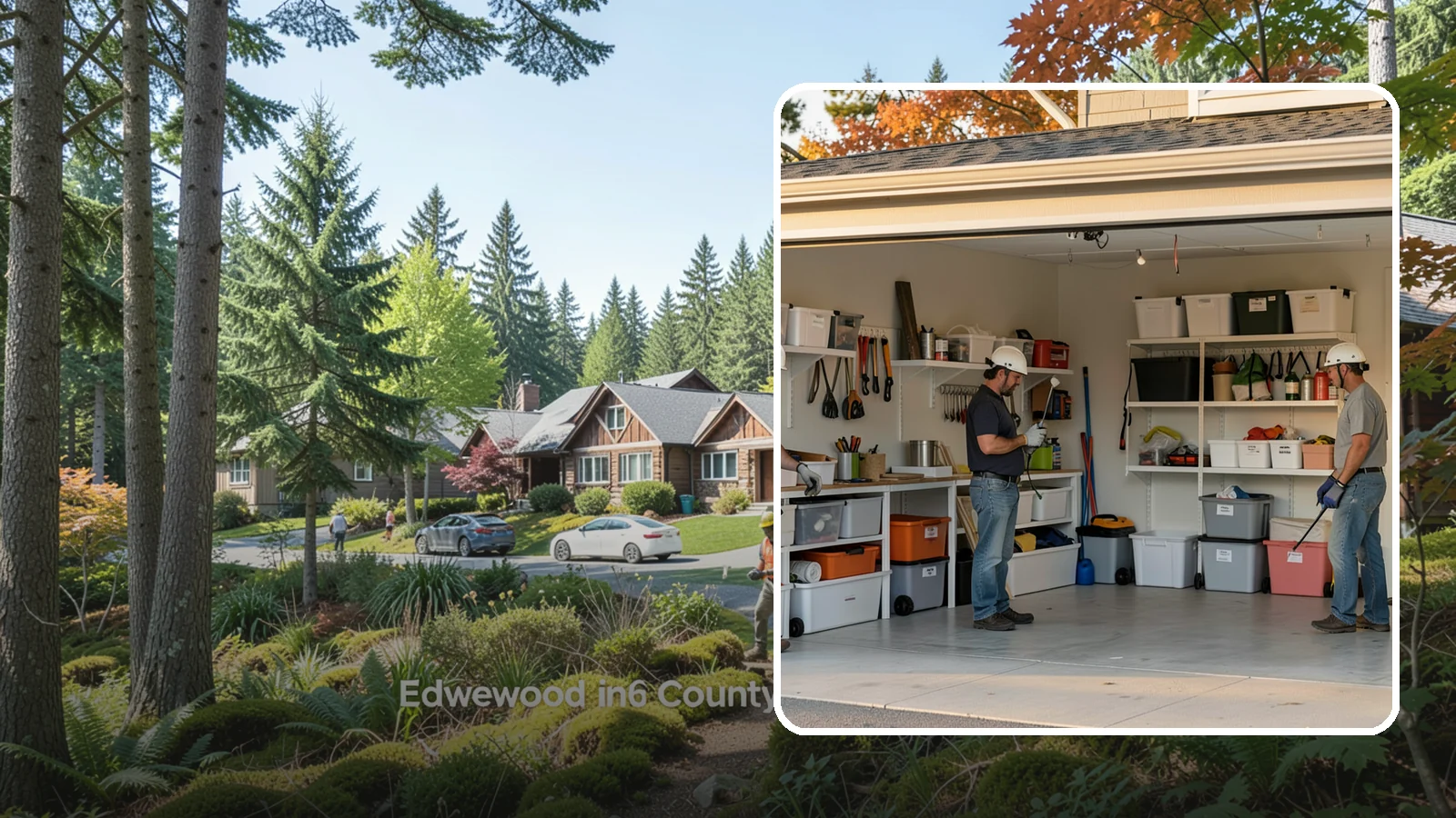 Garage Organization in Edgewood, Pierce County, WA - A complete organization overhaul that sorts, zones, and stows everything for an orderly, usable garage.