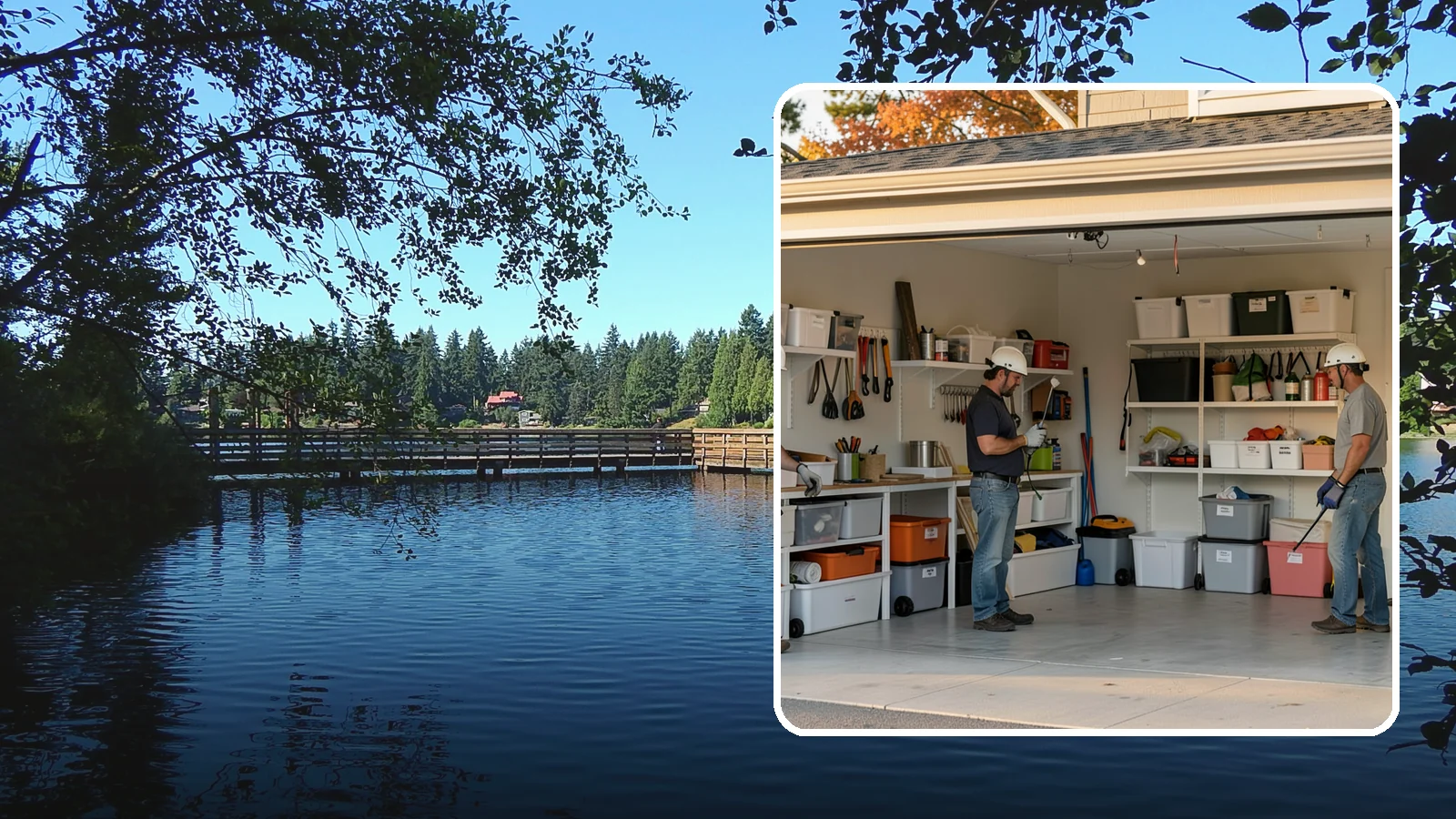 Garage Organization in Federal Way, King County, WA - A complete organization overhaul that sorts, zones, and stows everything for an orderly, usable garage.
