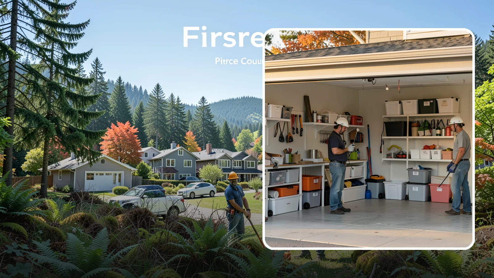 Garage Organization in Fircrest, Pierce County, WA - A complete organization overhaul that sorts, zones, and stows everything for an orderly, usable garage.
