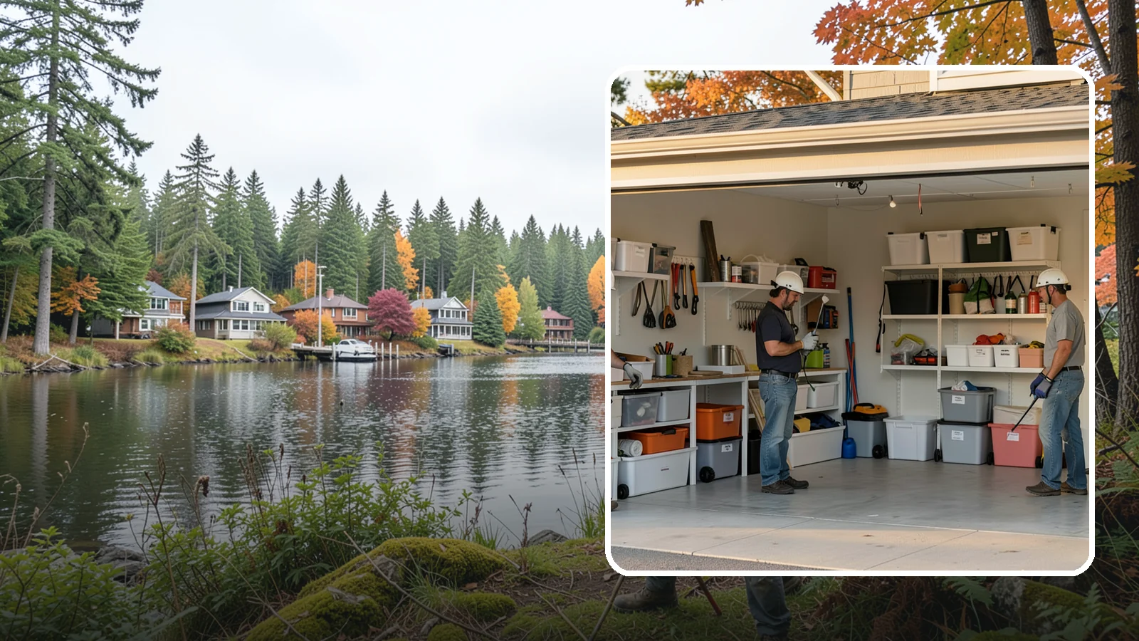 Garage Organization in La Conner, Skagit County, WA - A complete organization overhaul that sorts, zones, and stows everything for an orderly, usable garage.
