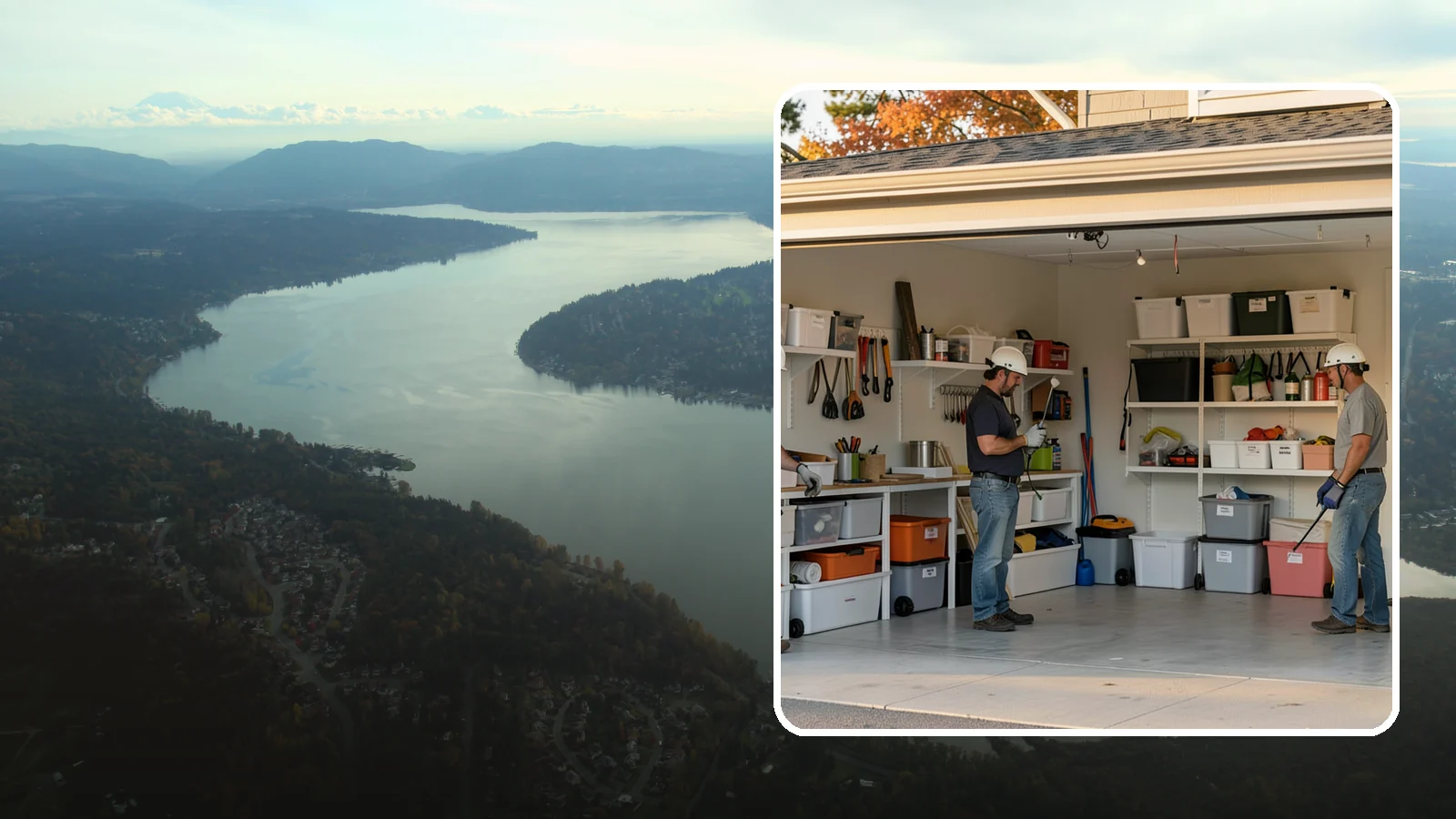 Garage Organization in Sammamish, King County, WA - A complete organization overhaul that sorts, zones, and stows everything for an orderly, usable garage.