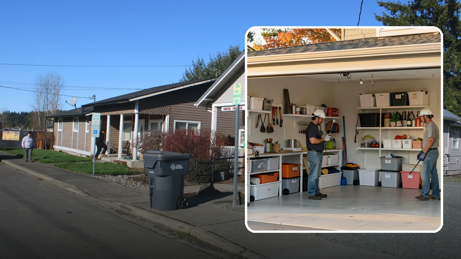 Garage Organization in South Prairie, Pierce County, WA - A complete organization overhaul that sorts, zones, and stows everything for an orderly, usable garage.
