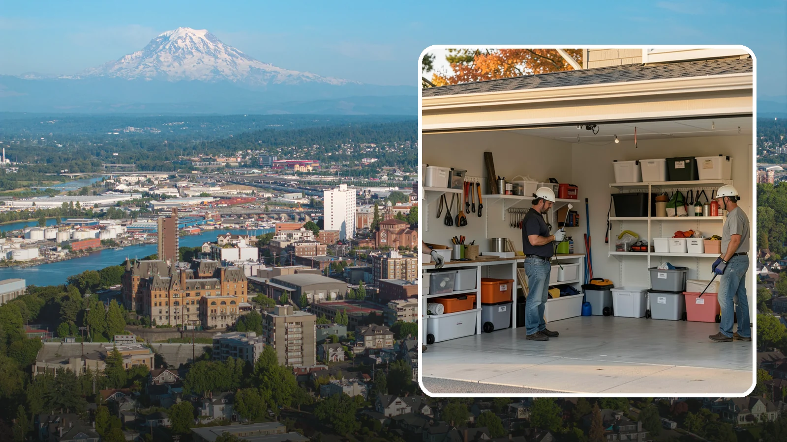 Garage Organization in Tacoma, Pierce County, WA - A complete organization overhaul that sorts, zones, and stows everything for an orderly, usable garage.