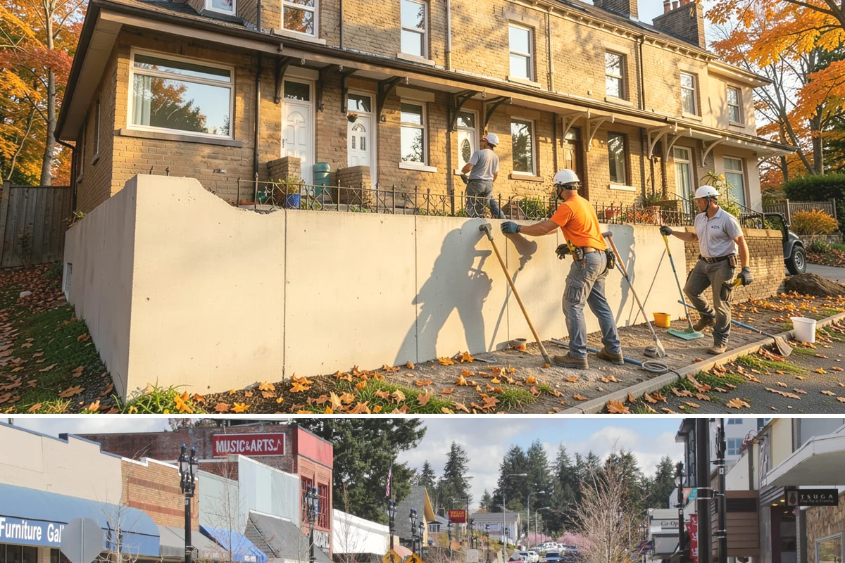 Garage Painting in Bothell, King County, WA - Garage painting can be done year-round, though mild dry days help ventilation and speed drying.
