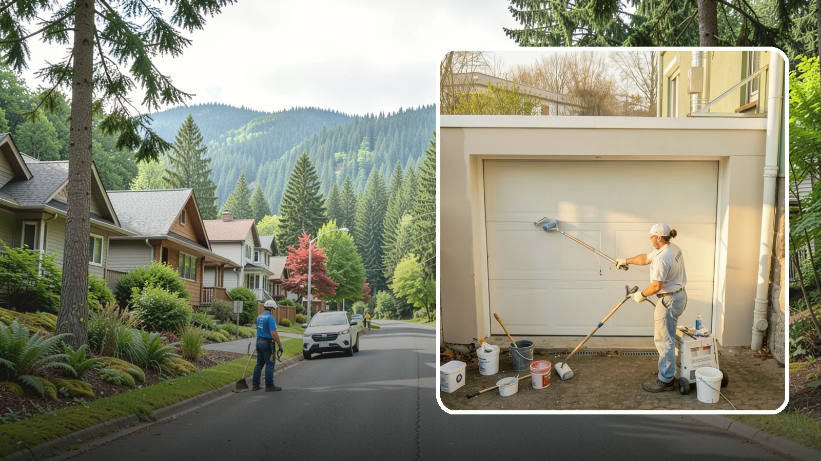 Garage Painting in Darrington, Snohomish County, WA - Garage painting refreshes walls, ceilings, and trim to make the space cleaner and brighter.