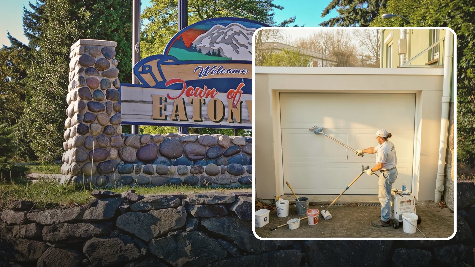 Garage Painting in Eatonville, Pierce County, WA - Garage painting refreshes walls, ceilings, and trim to make the space cleaner and brighter.
