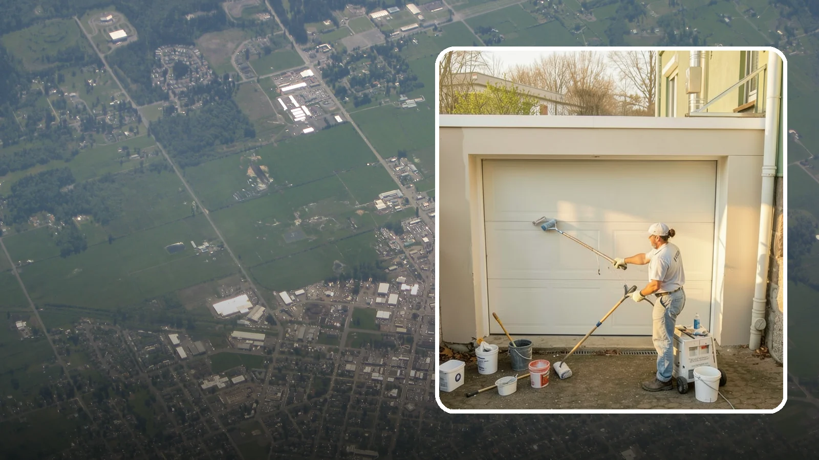 Garage Painting in Enumclaw, King County, WA - Garage painting refreshes walls, ceilings, and trim to make the space cleaner and brighter.