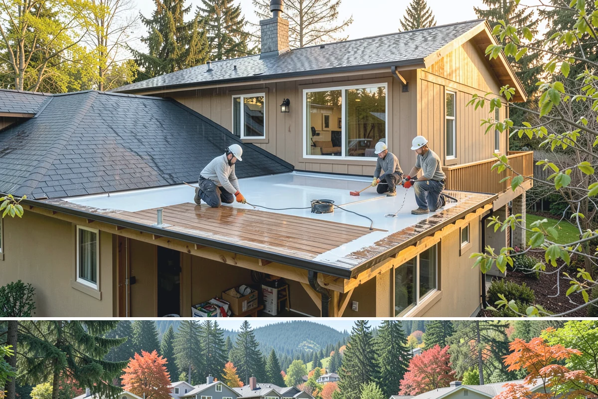 Garage Painting in Fircrest, Pierce County, WA - Garage painting can be done year-round, though mild dry days help ventilation and speed drying.