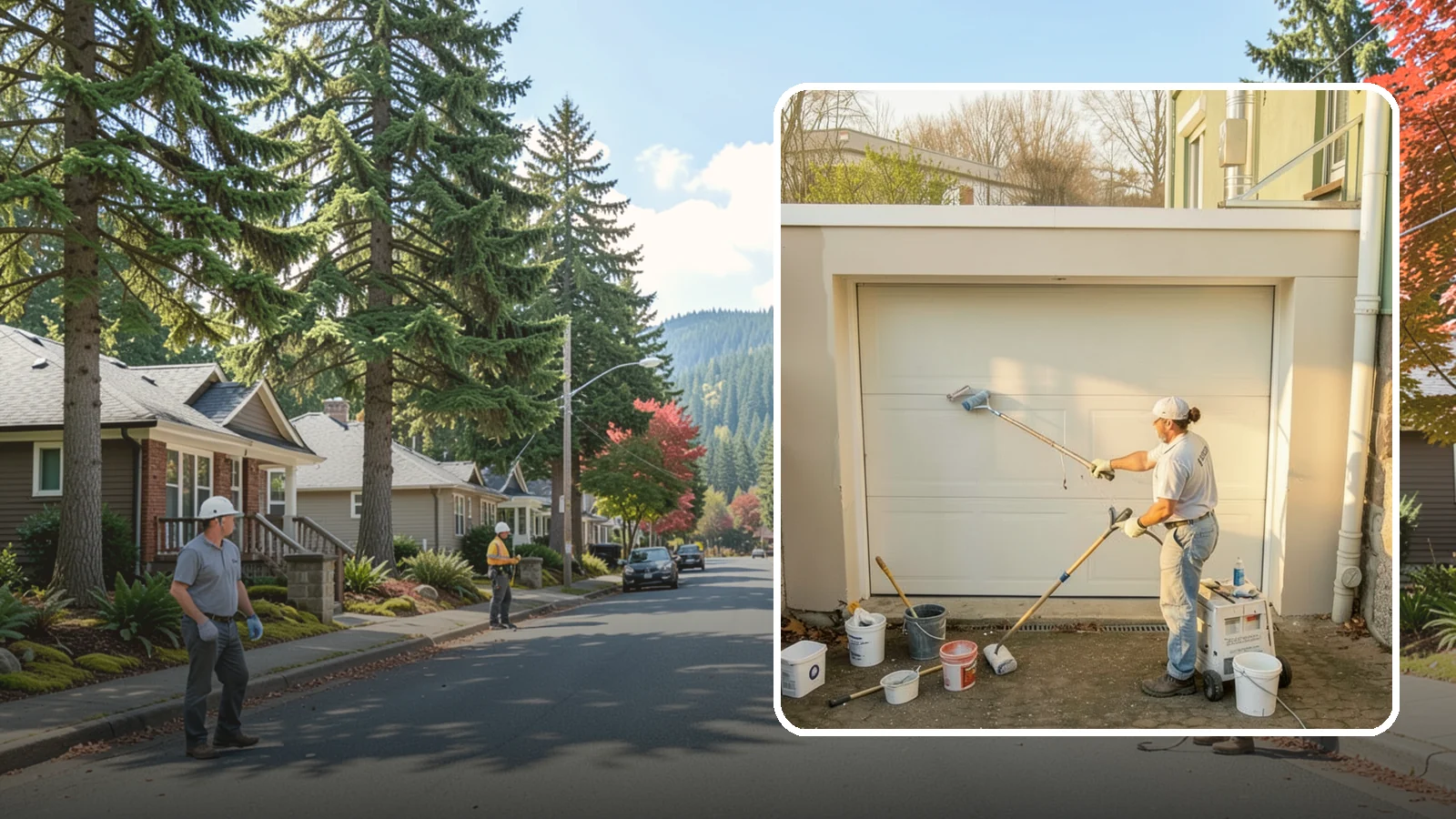 Garage Painting in Hunts Point, King County, WA - Garage painting refreshes walls, ceilings, and trim to make the space cleaner and brighter.