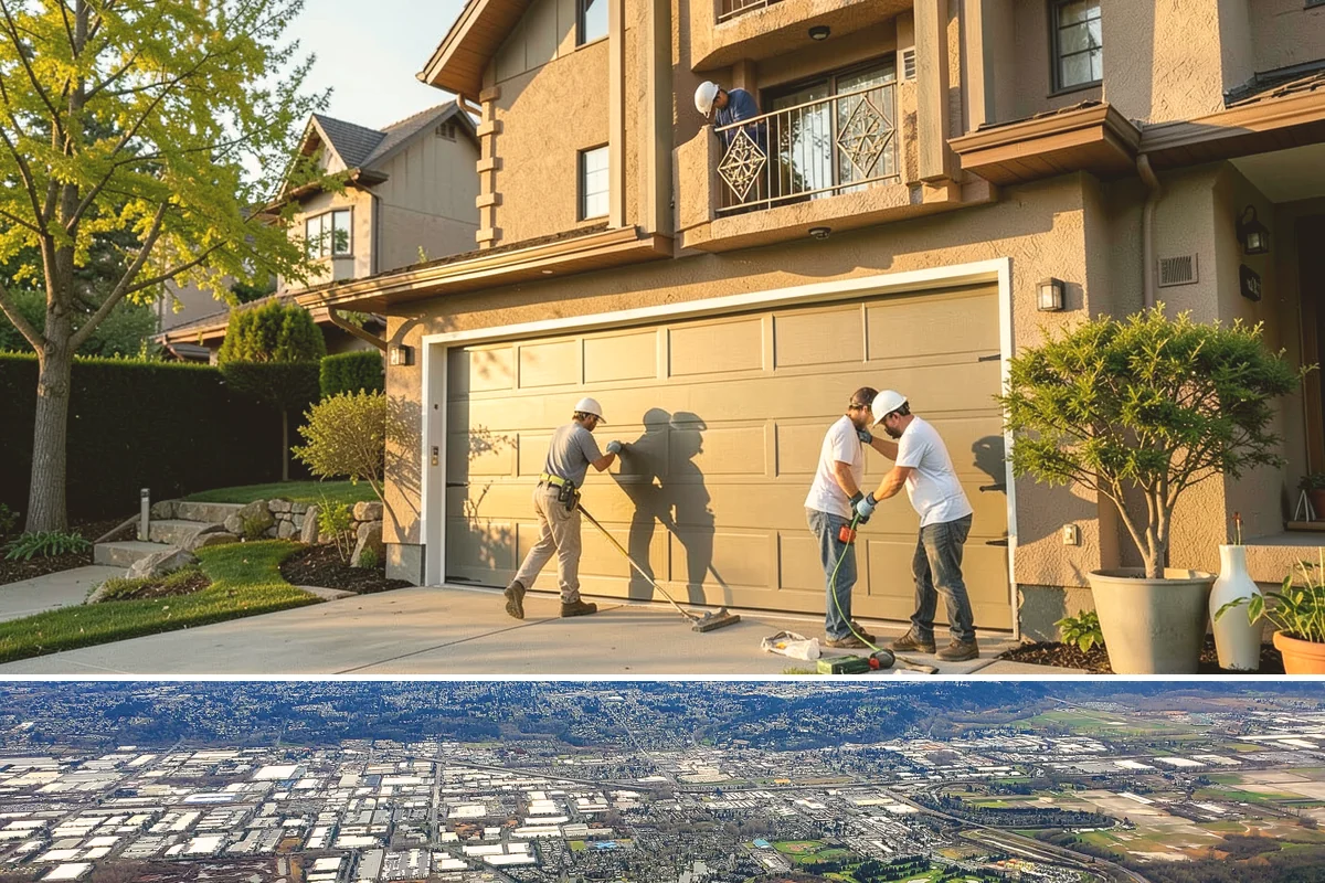 Garage Painting in Kent, King County, WA - Garage painting can be done year-round, though mild dry days help ventilation and speed drying.