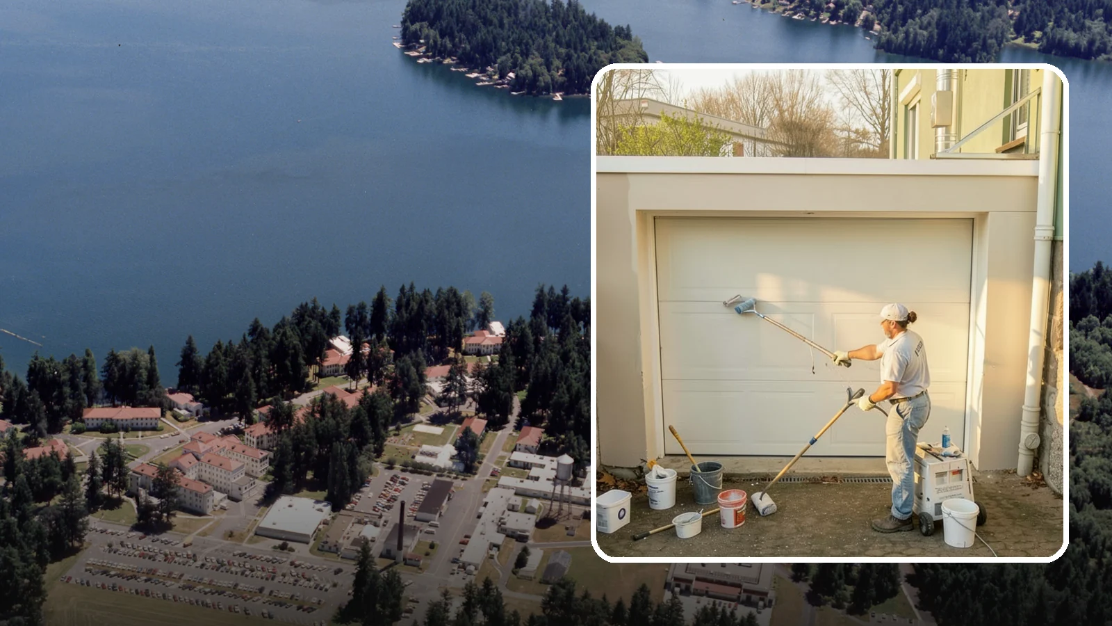 Garage Painting in Lakewood, Pierce County, WA - Garage painting refreshes walls, ceilings, and trim to make the space cleaner and brighter.