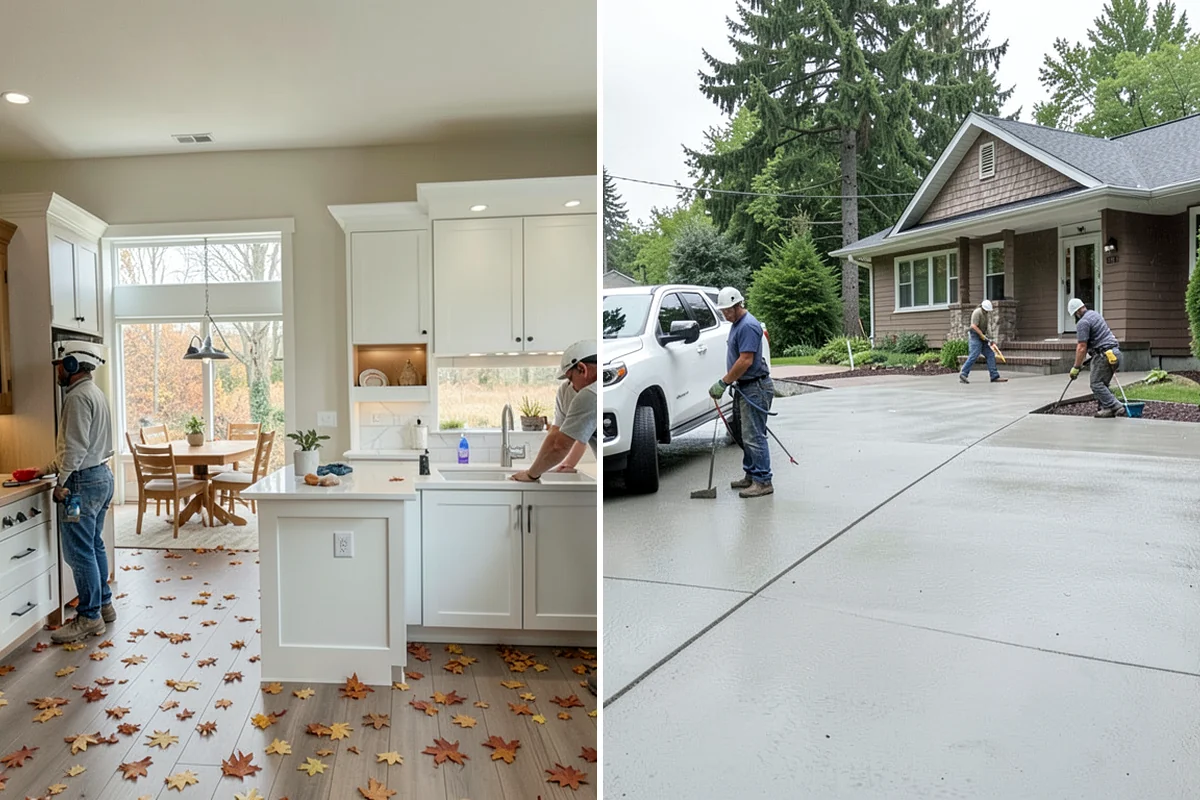 Garage Painting in Maple Valley, King County, WA - Clear and protect the walls and floor