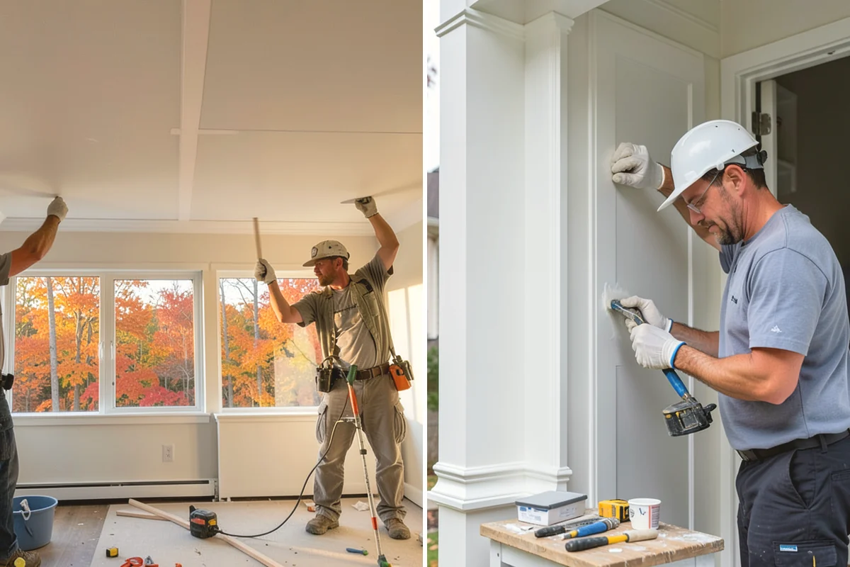Garage Painting in Mercer Island, King County, WA - Clear and protect the walls and floor
