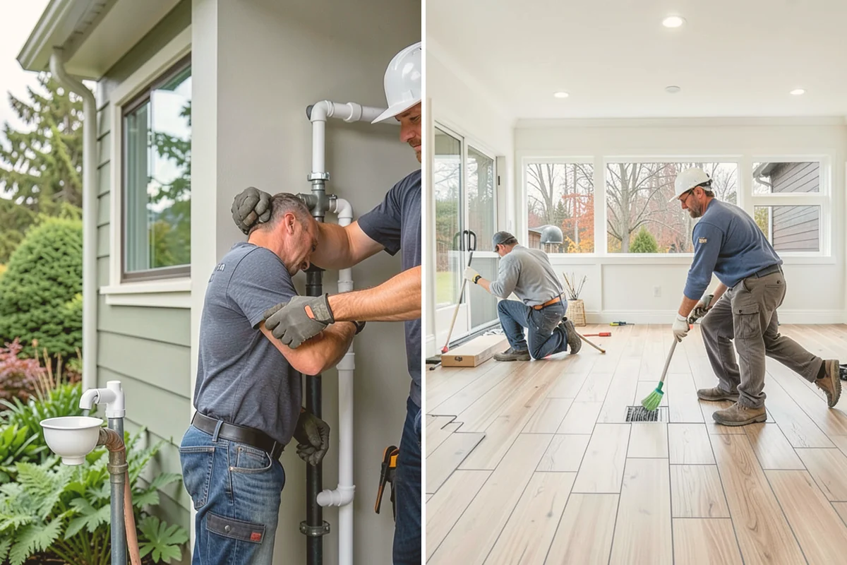 Garage Painting in Milton, King County, WA - Clear and protect the walls and floor